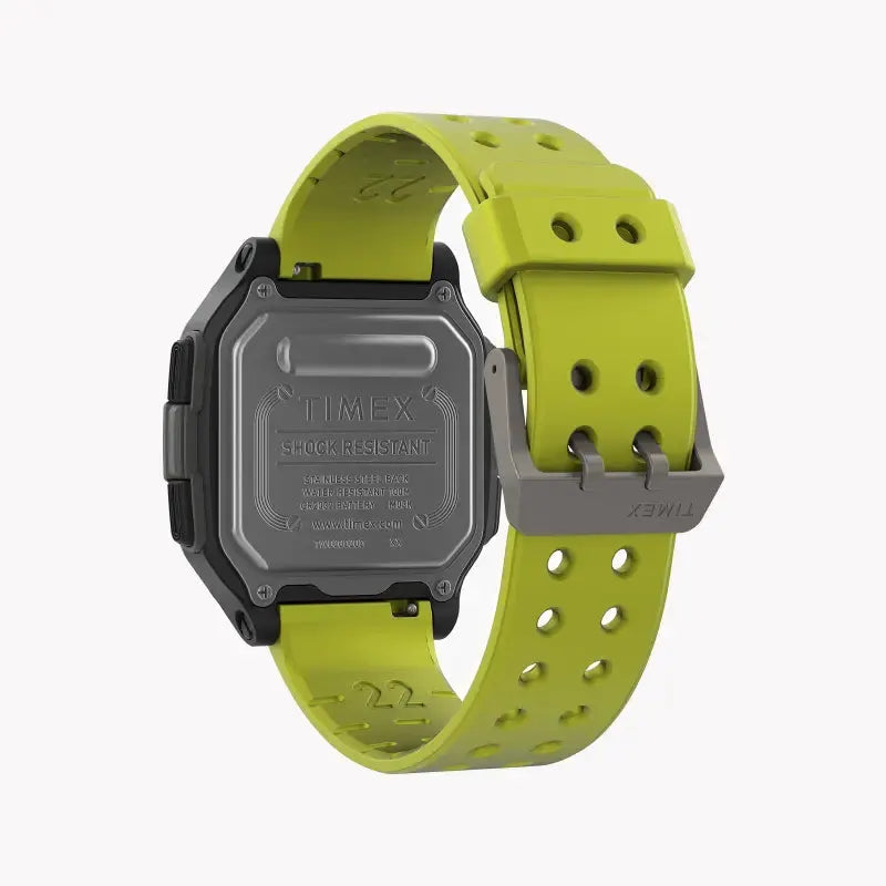 Timex Men's Green Silicone Watch, Digital Dial | Tw5m28900 by TIMEX