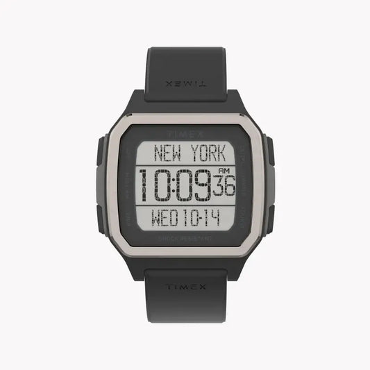 Timex Men's Black Silicone Watch, Digital Dial | Tw5m29000 by TIMEX