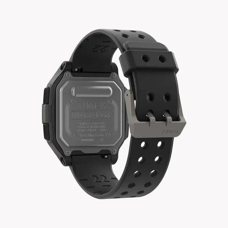 Timex Men's Black Silicone Watch, Digital Dial | Tw5m29000 by TIMEX