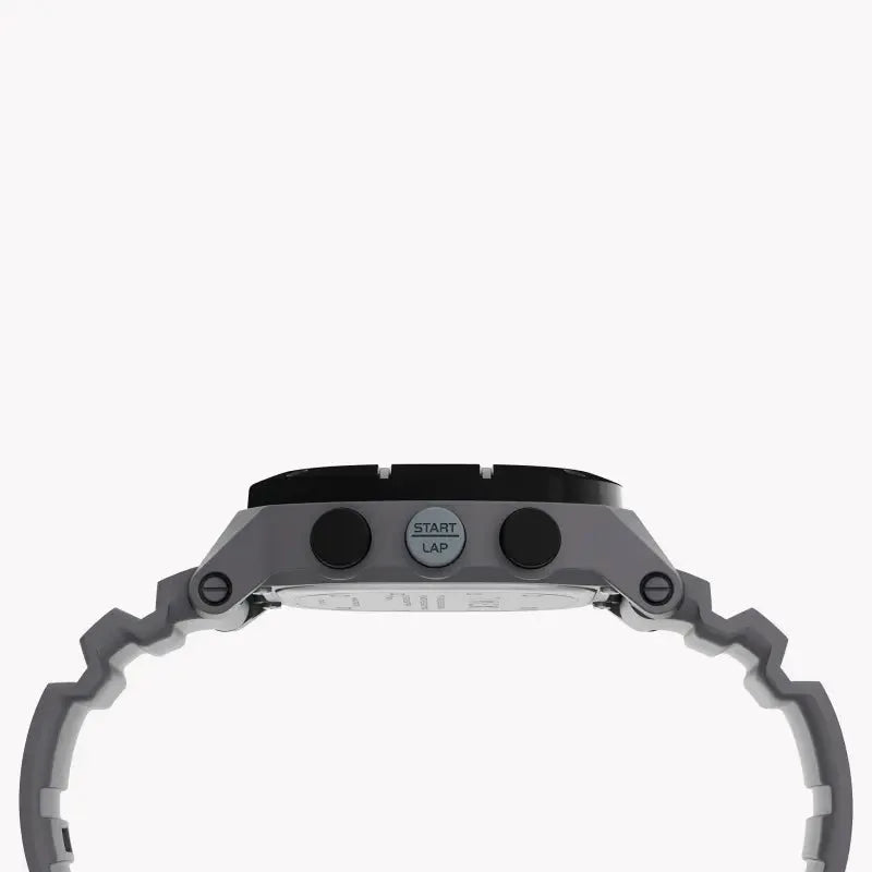 Timex Unisex Gray Silicone Digital Watch, Resin Case | Tw5m35300 by TIMEX