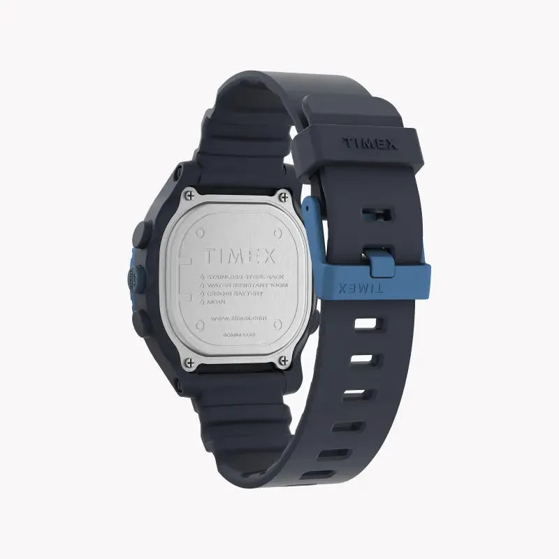 Timex Unisex Blue Silicone Watch, Digital Dial | Tw5m35500 by TIMEX