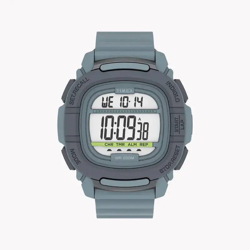 Timex Men's Blue Silicone Watch, Digital Dial | Tw5m35800 by TIMEX