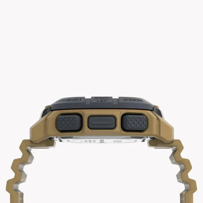 Timex Men's Tan Silicone Watch, Digital Dial | Tw5m35900 by TIMEX