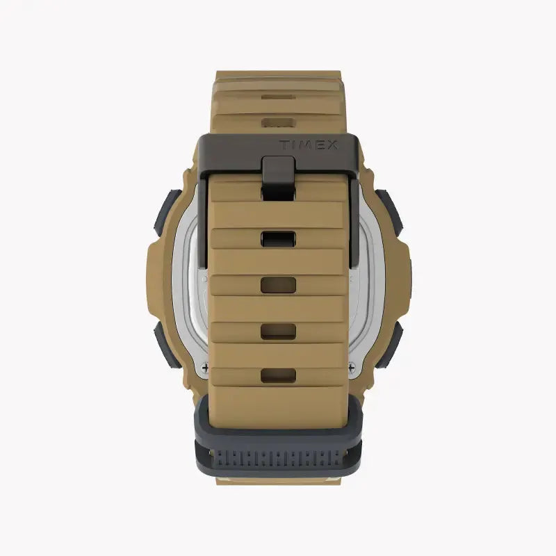 Timex Men's Tan Silicone Watch, Digital Dial | Tw5m35900 by TIMEX