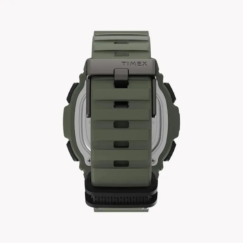 Timex Men's Green Silicone Watch, Digital Dial | Tw5m36000 by TIMEX