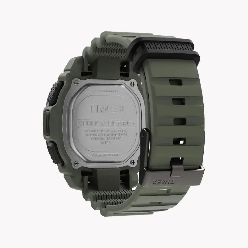 Timex Men's Green Silicone Watch, Digital Dial | Tw5m36000 by TIMEX