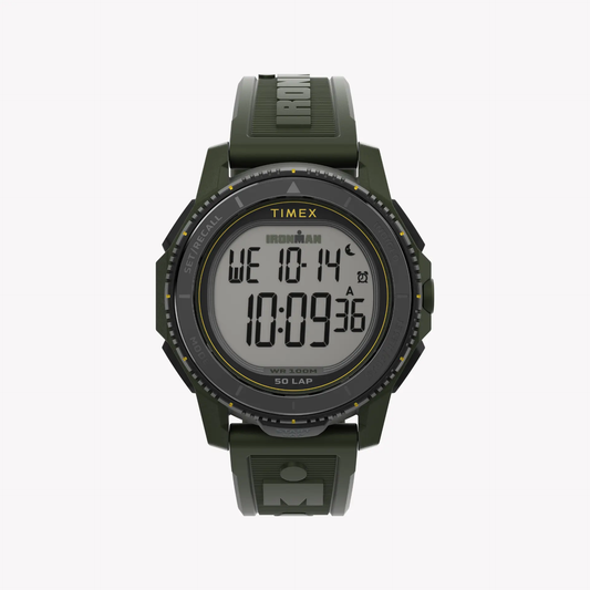 Timex Men's Resin/Black, Rubber/Green | Tw5m58000 by TIMEX