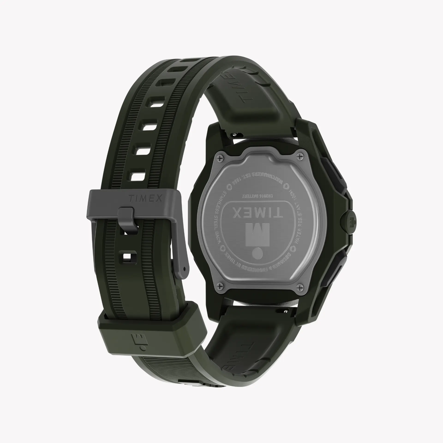 Timex Men's Resin/Black, Rubber/Green | Tw5m58000 by TIMEX