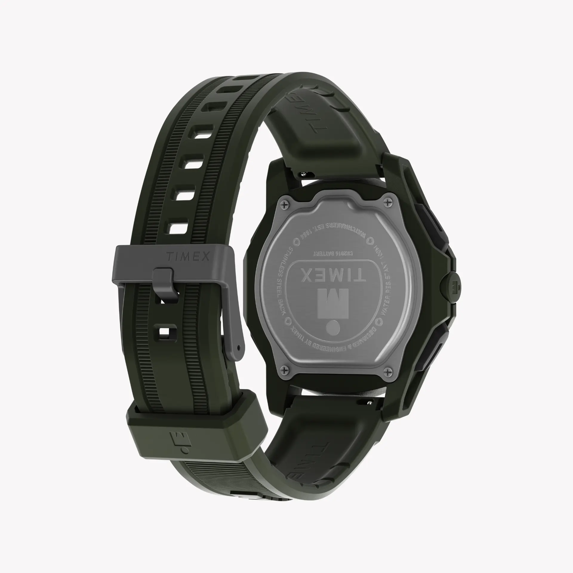 Timex Men's Resin/Black, Rubber/Green | Tw5m58000 by TIMEX