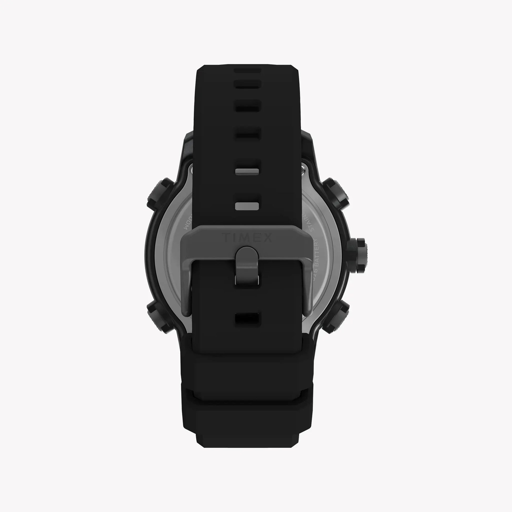 TIMEX Men's Black Digital, Black Silicone | TW5M66900 by TIMEX