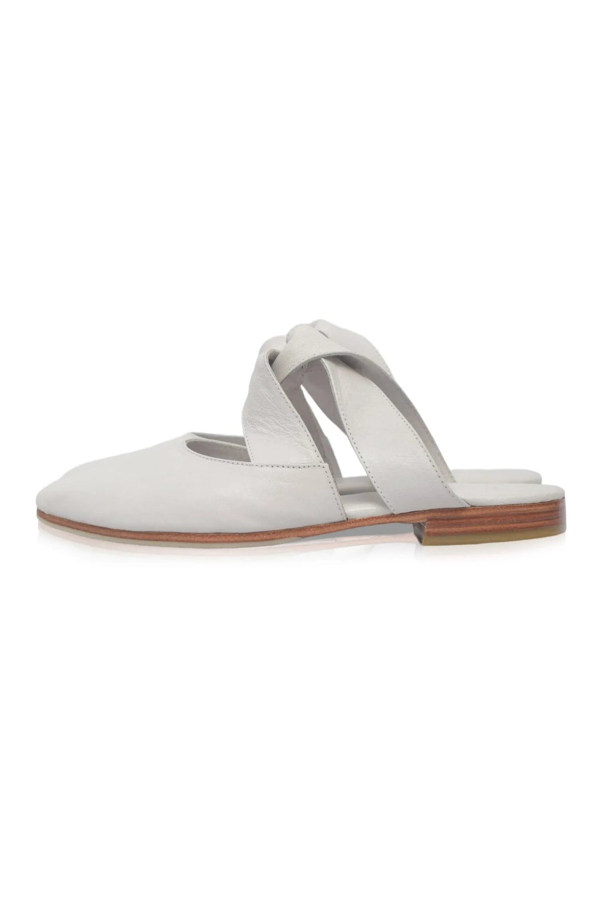 Taj Mahal Pointy Toe Leather Mules by ELF