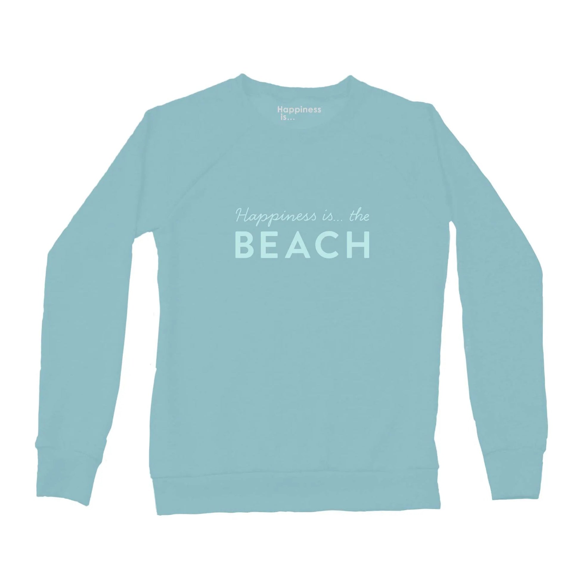 Women's Beach Bold Crew Sweatshirt, Teal by Beach Collection