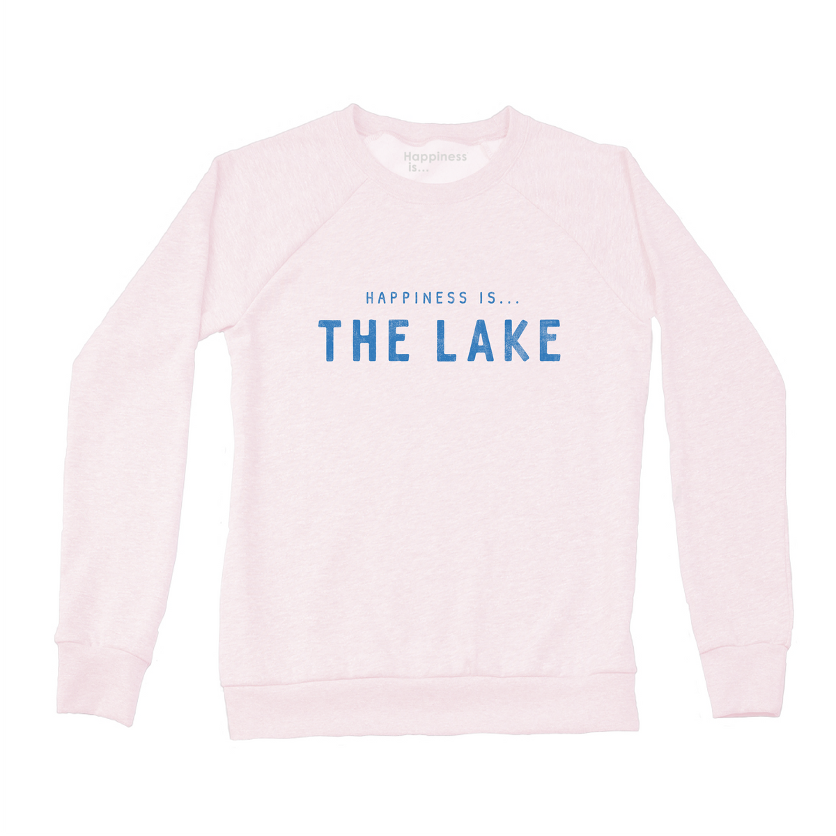 Women's Lake Crew Sweatshirt, Ballet Pink by Lake Life Collection
