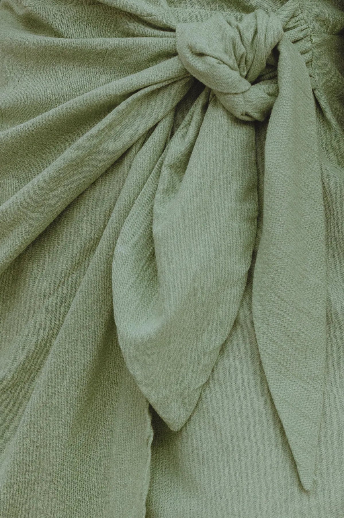 Ti Amo Linen Wrap Mini Dress by ELF