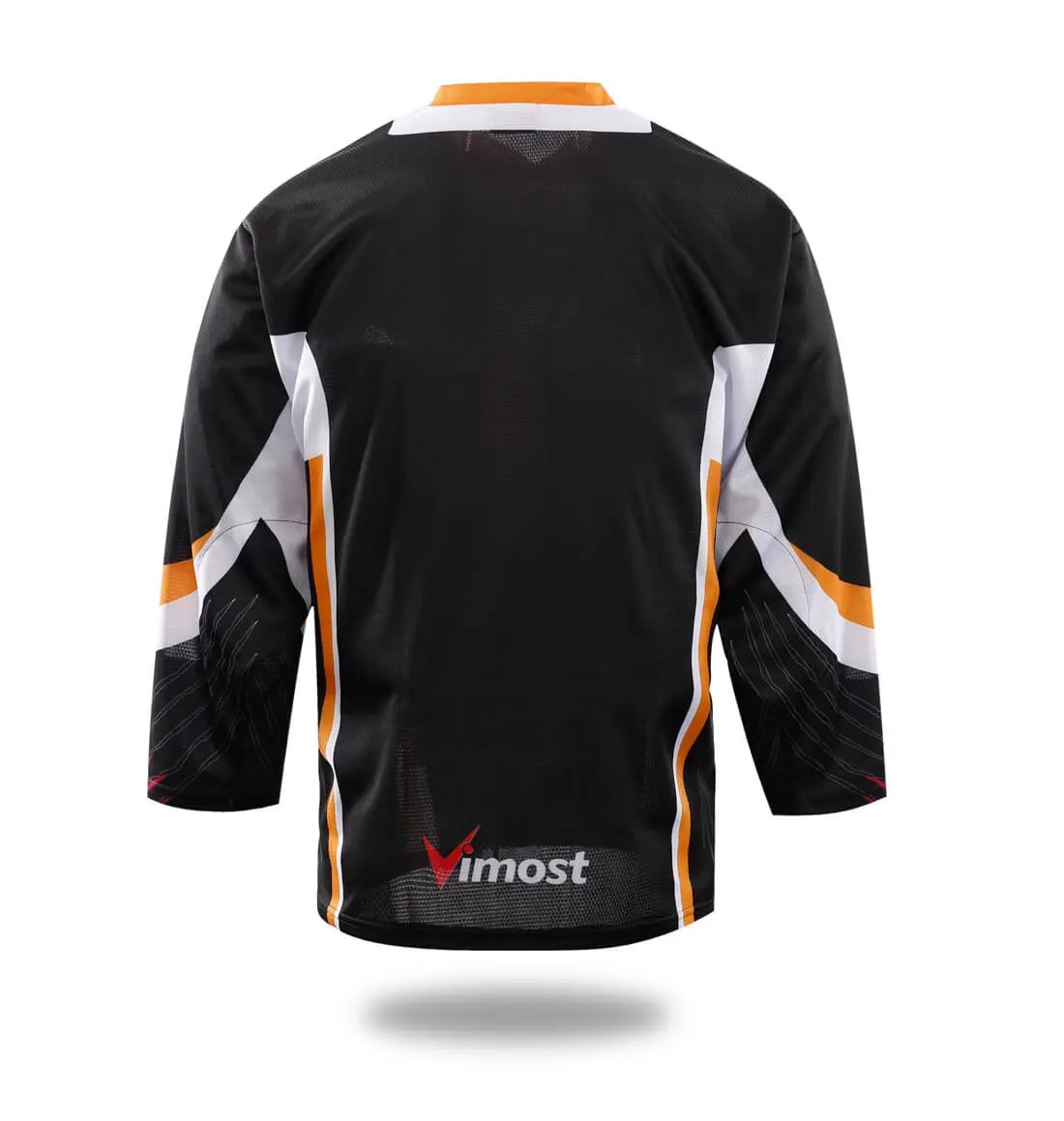 Custom Black Tiger Head Ice Hockey Jersey by Vimost Sportswear