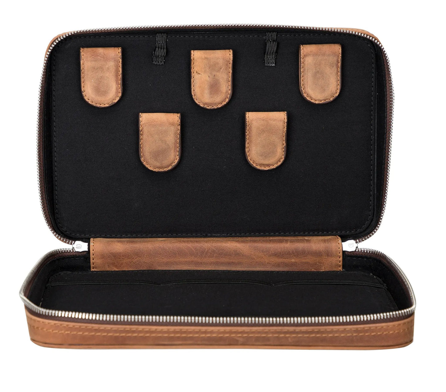 Leather Travel Cable Organizer by TORONATA