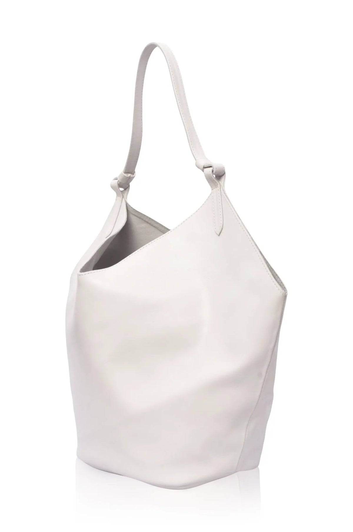 Tulip Medium Leather Tote Bag by ELF