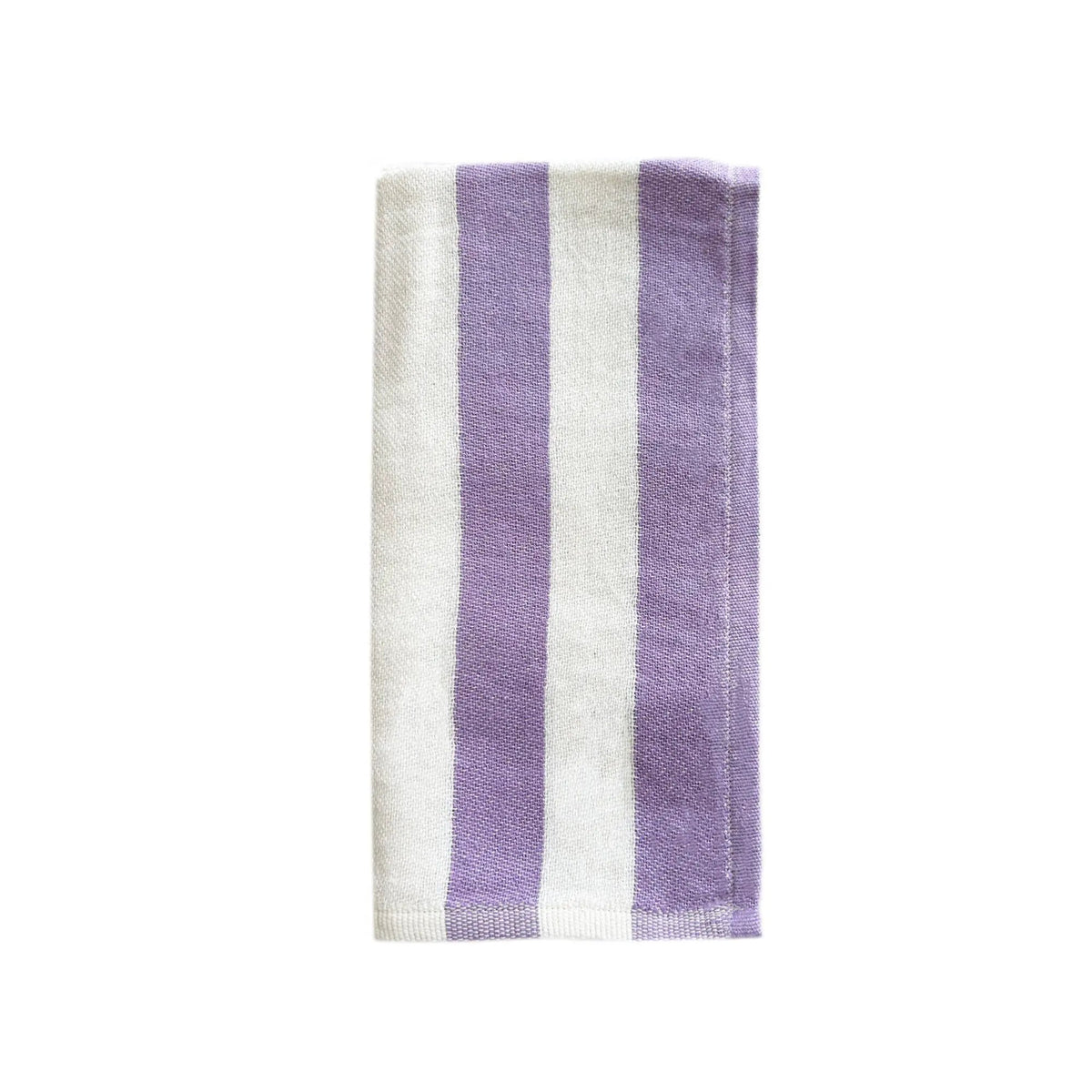 Custom Napkin, Striped Lilac by Cottage Collection