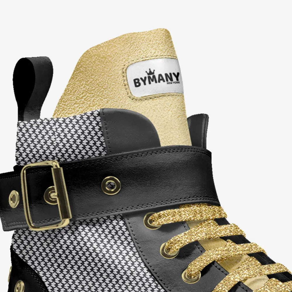 Unisex Limited Edition WALL STREET GOLD High-Tops BYMANYC ® New York by BYMANYC ® New York