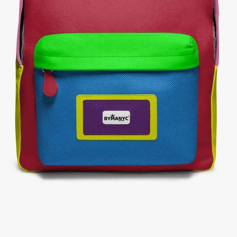VEGAN BACKPACK SOHO NEON BYMANYC ® New York Luxury by BYMANYC ® New York