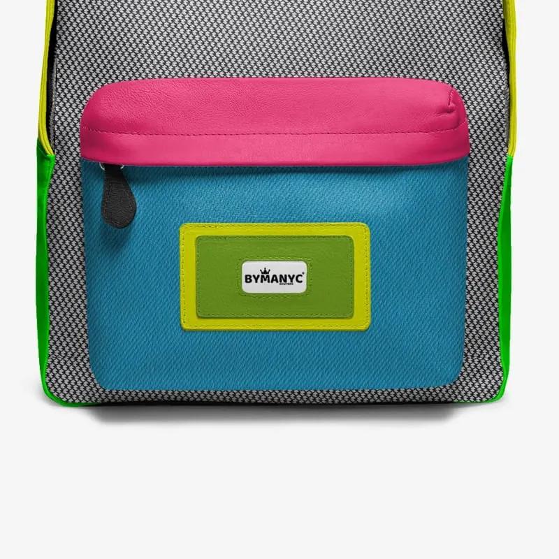 Vegan Backpack Brooklyn Pop by BYMANYC ® New York - Handmade Italy by BYMANYC ® New York