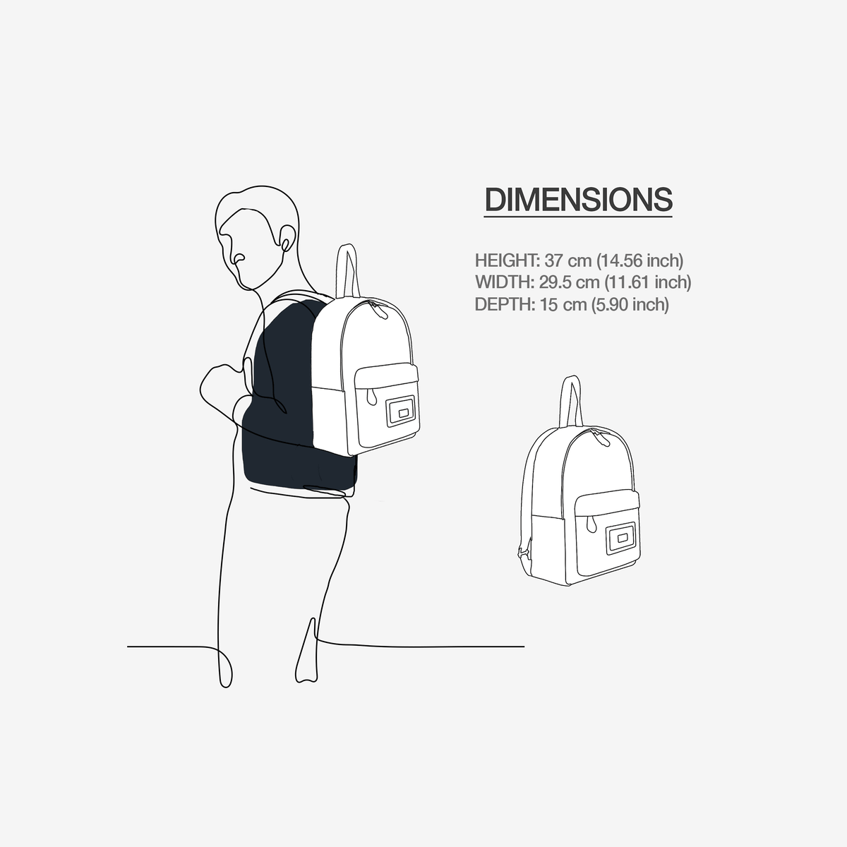 VEGAN BACKPACK SOHO NEON BYMANYC ® New York Luxury by BYMANYC ® New York