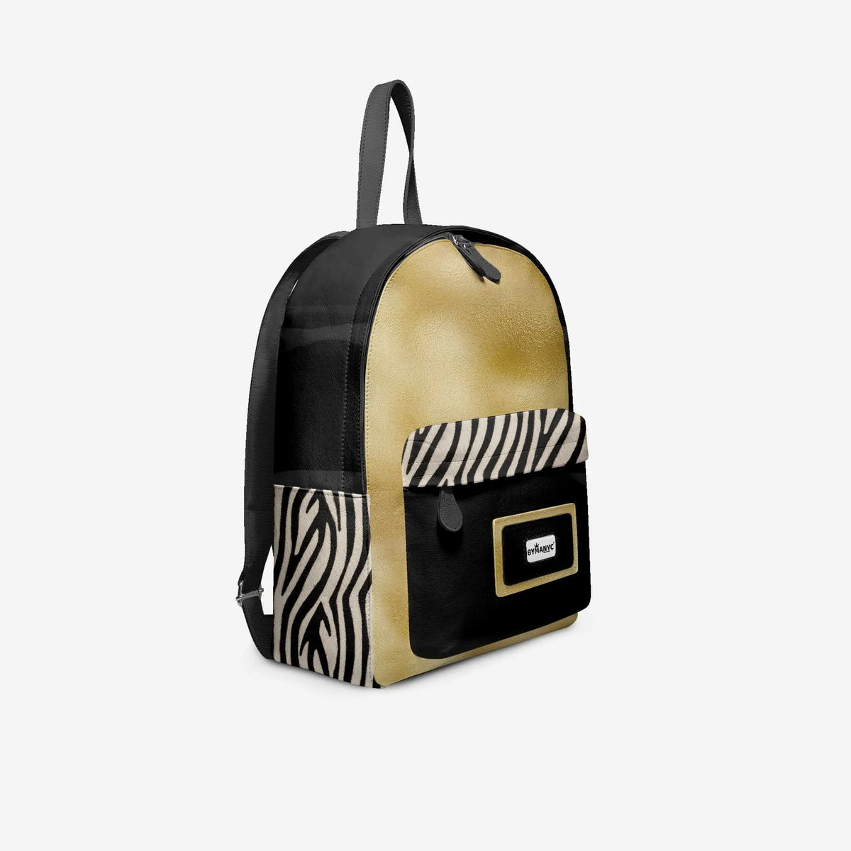 Vegan Backpack SoHo Gold by BYMANYC ® New York – Handmade Italy by BYMANYC ® New York