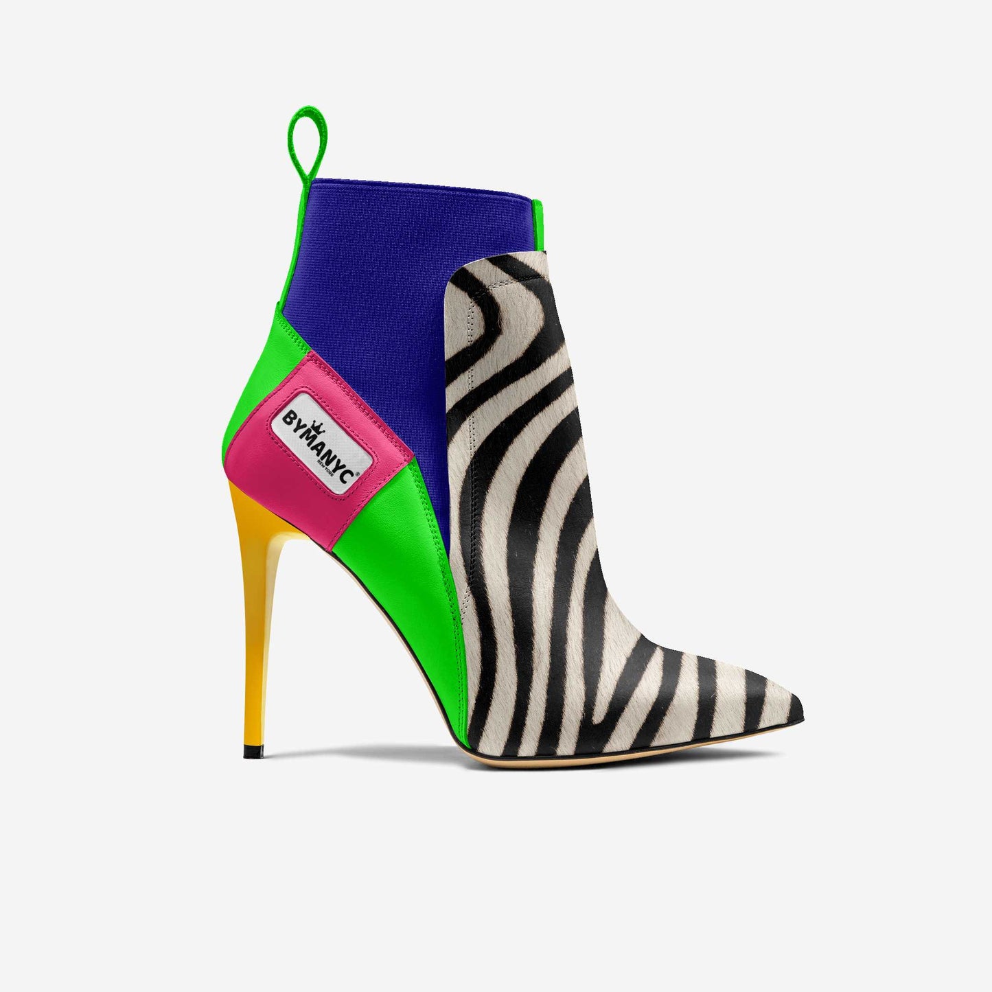 Vegan Heeled Shoe Women BYMANYC ® New York Chelsea Noir Edge by BYMANYC ® New York