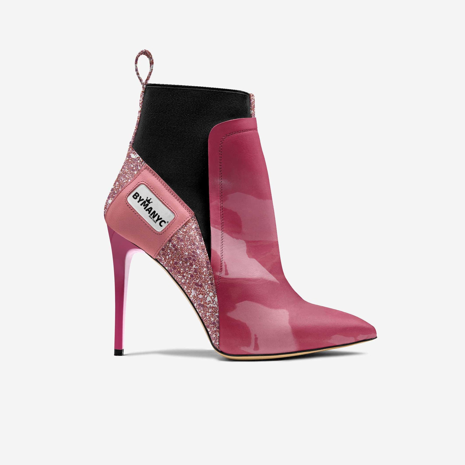 Vegan Heeled Shoe Women BYMANYC ® New York Soho Pink Blaze by BYMANYC ® New York
