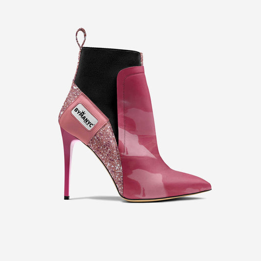 Vegan Heeled Shoe Women BYMANYC ® New York Soho Pink Blaze by BYMANYC ® New York