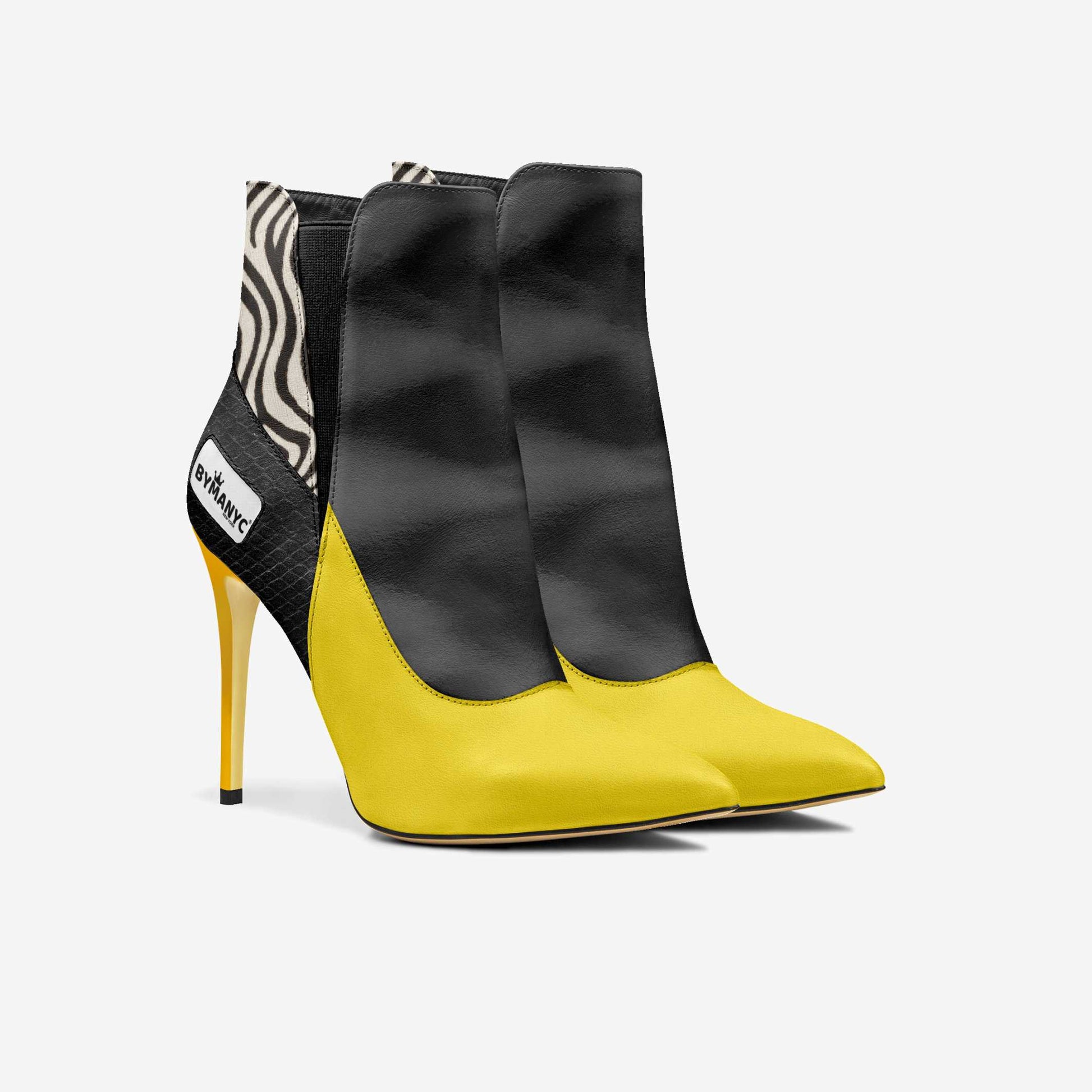 Vegan High Heel Women BYMANYC ® New York Tribeca Yellow Surge by BYMANYC ® New York
