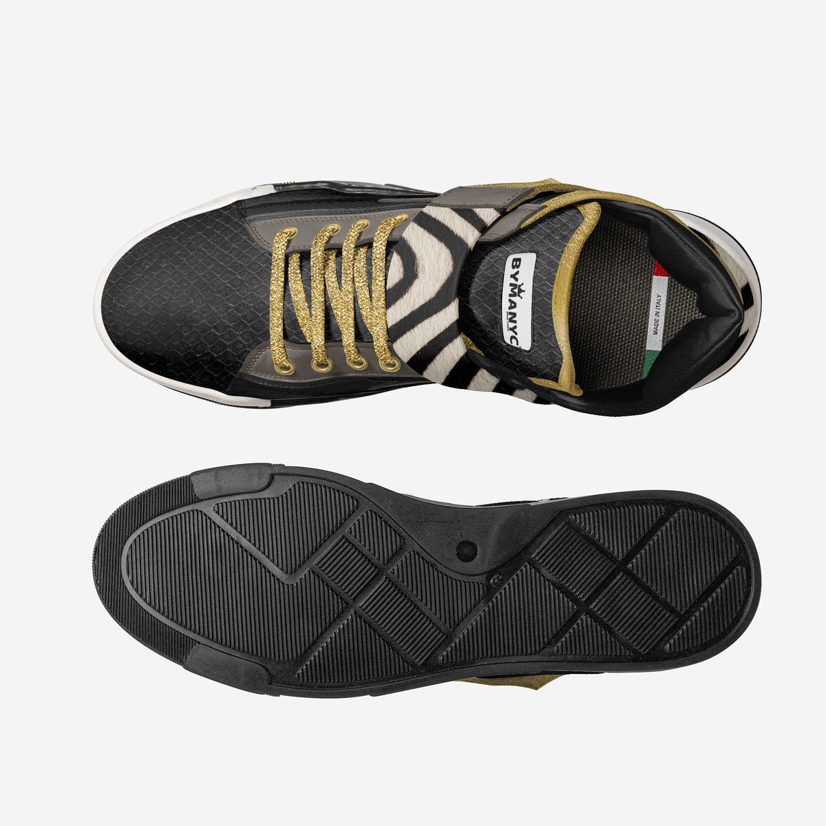Vegan High-Top BYMANYC ® New York Chelsea Art Pulse by BYMANYC ® New York