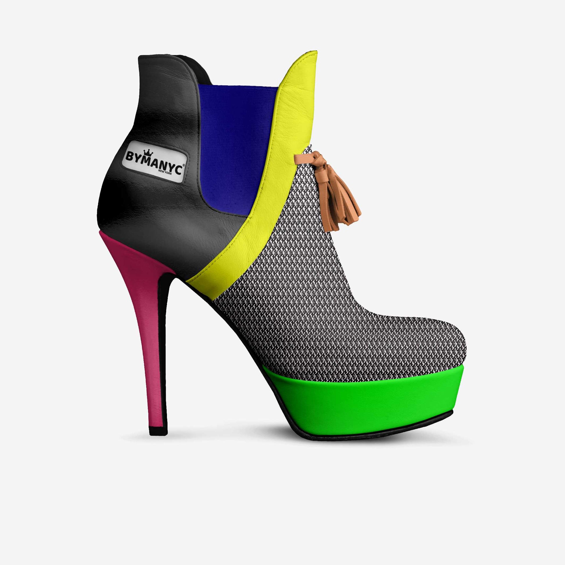 Vegan Platform Boots BYMANYC® New York Urban Chic Black by BYMANYC ® New York
