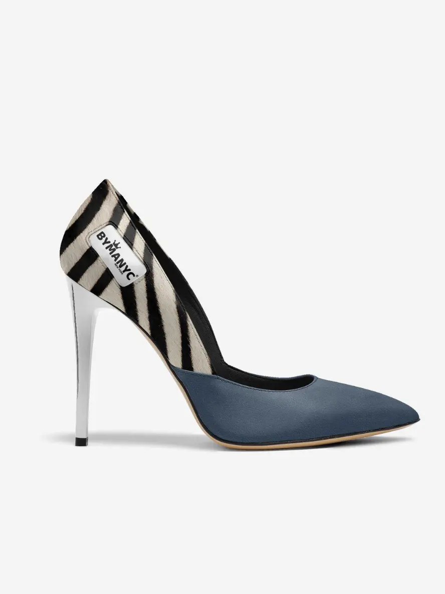 Vegan Women’s Stiletto Shoe BYMANYC ® New York – HARLEM Noir Luxe by BYMANYC ® New York