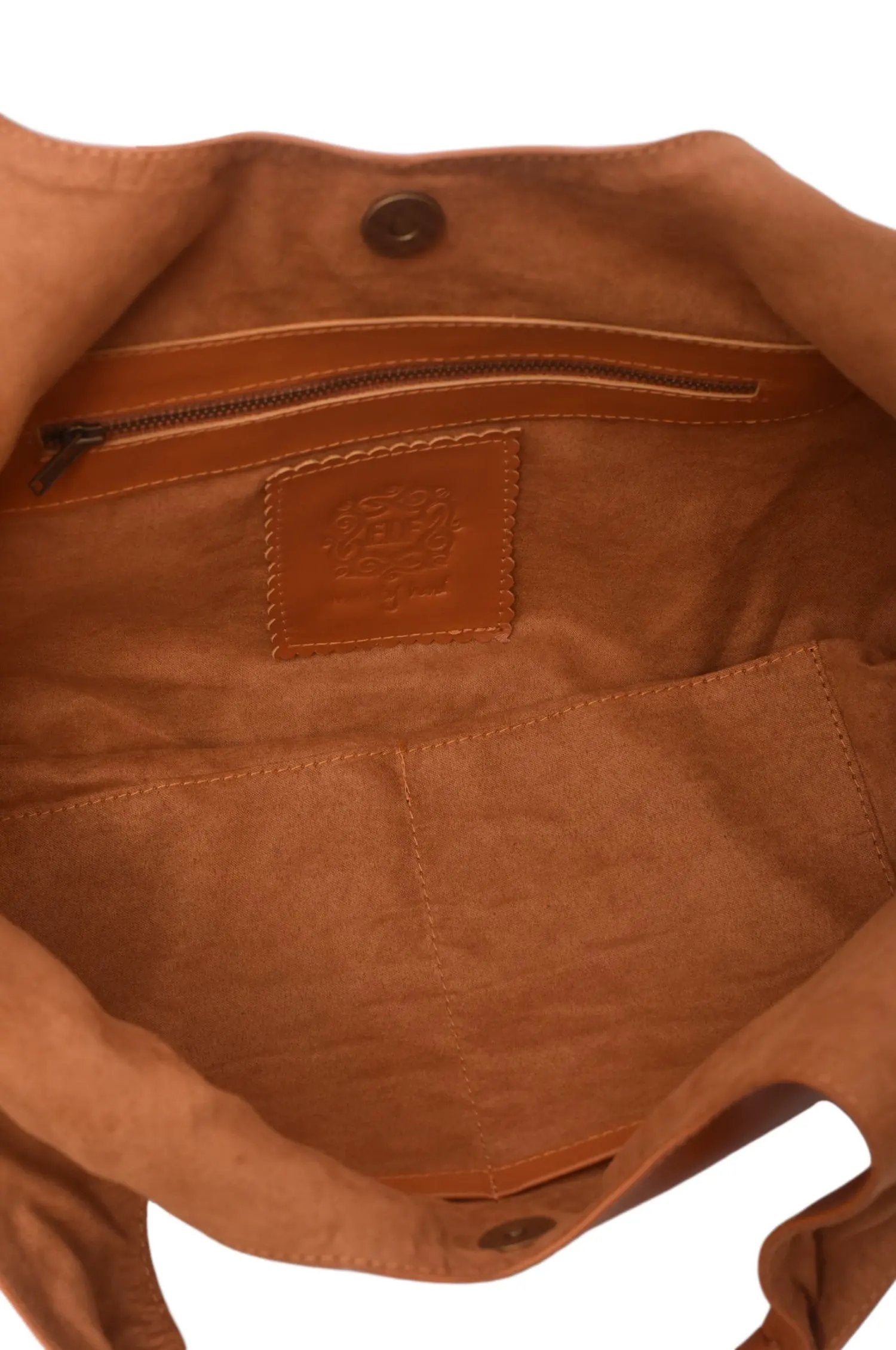 Velara Small Slouchy Leather Tote by ELF