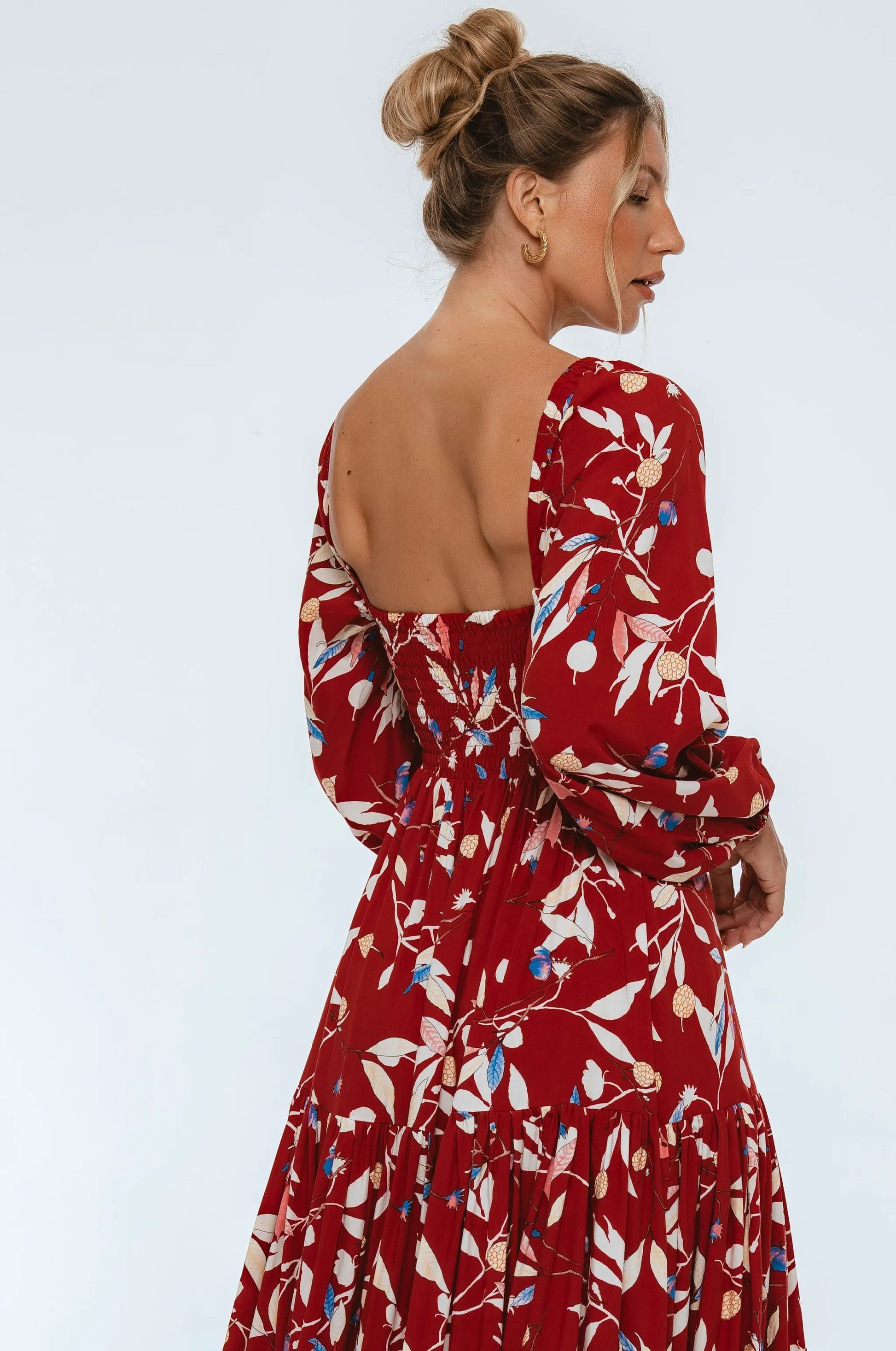 Verona Long Sleeve Midi Dress by ELF