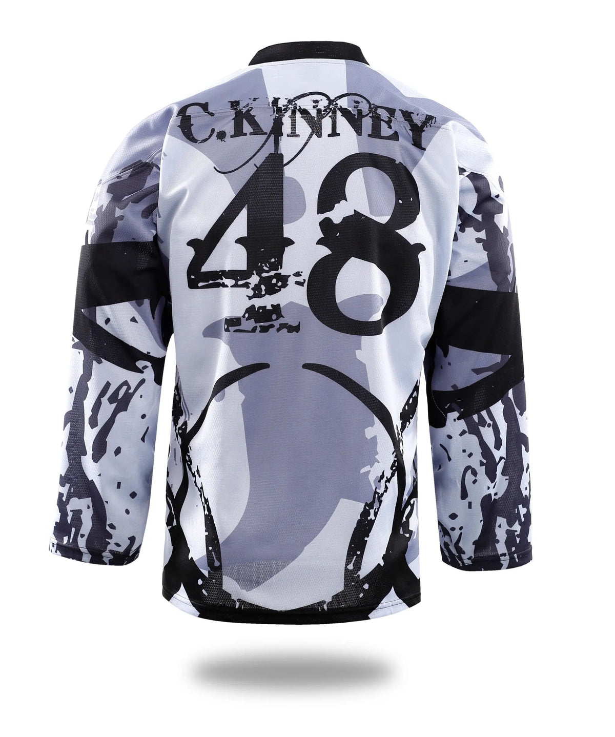 Custom Gray Vimost Ice Hockey Jersey by Vimost Sportswear