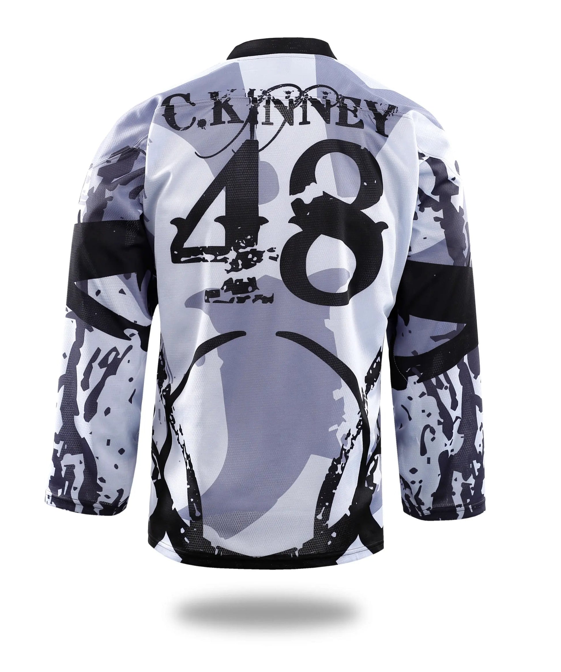 Custom Gray Vimost Ice Hockey Jersey by Vimost Sportswear