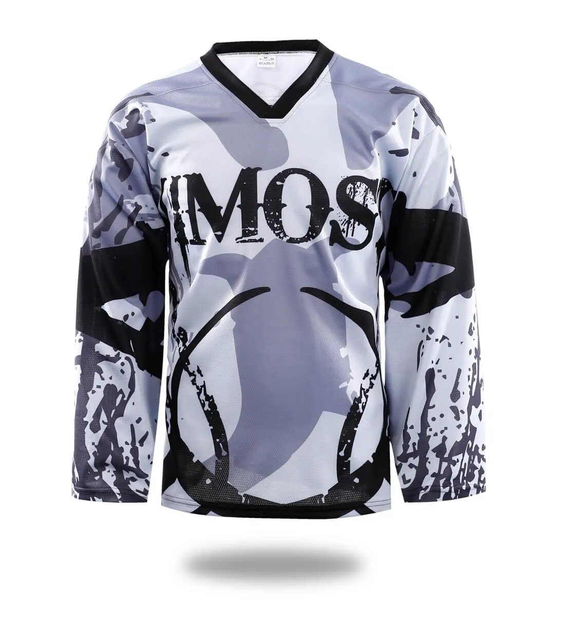 Custom Gray Vimost Ice Hockey Jersey by Vimost Sportswear