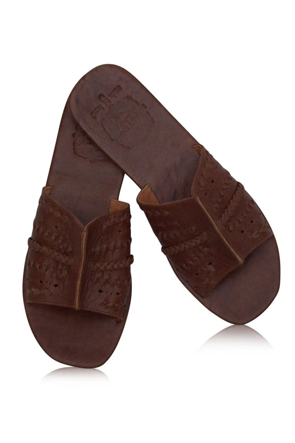 Dolce Vita Leather Slide Sandals by ELF