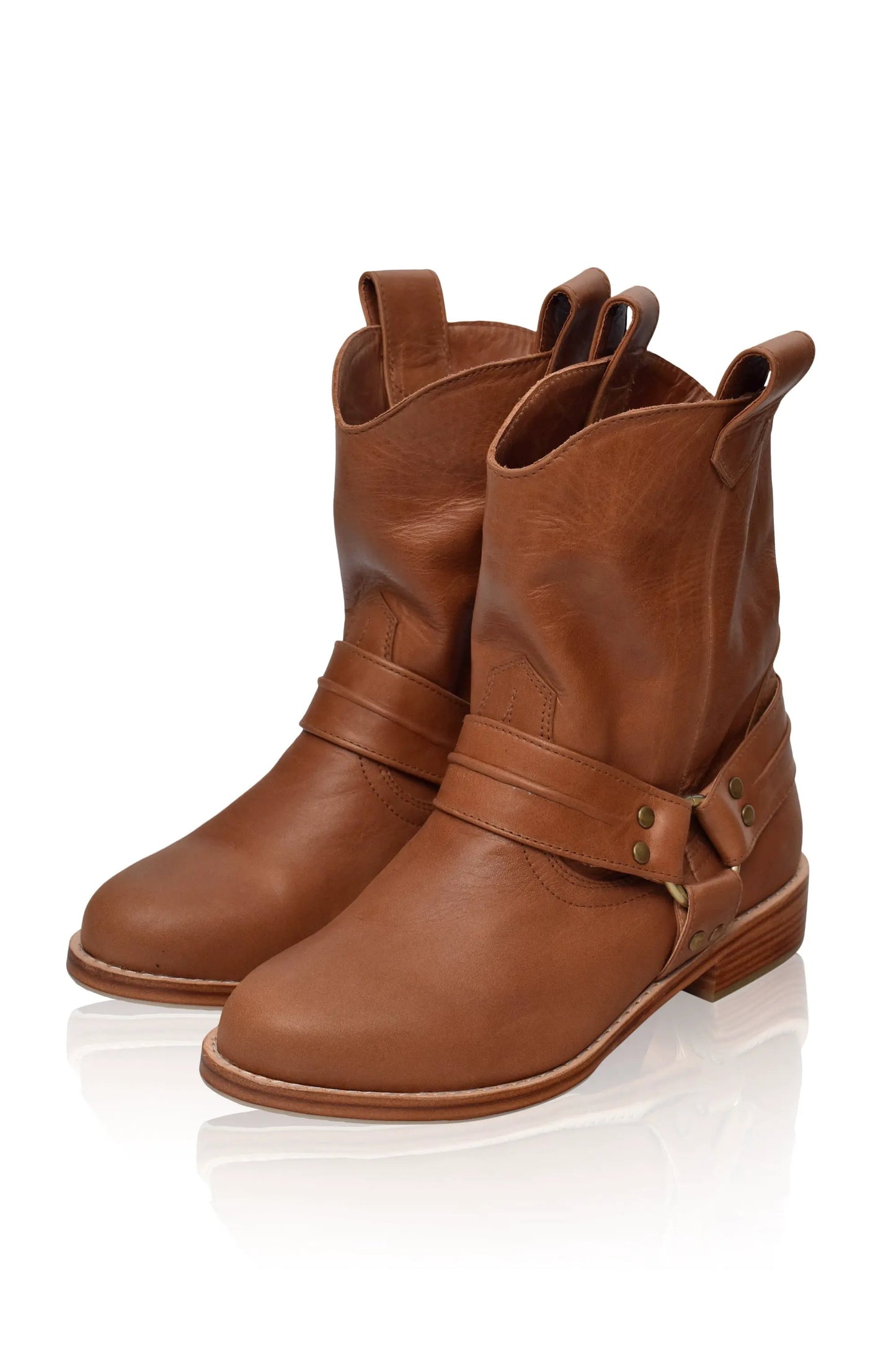 Cali Pull-On Leather Boots by ELF