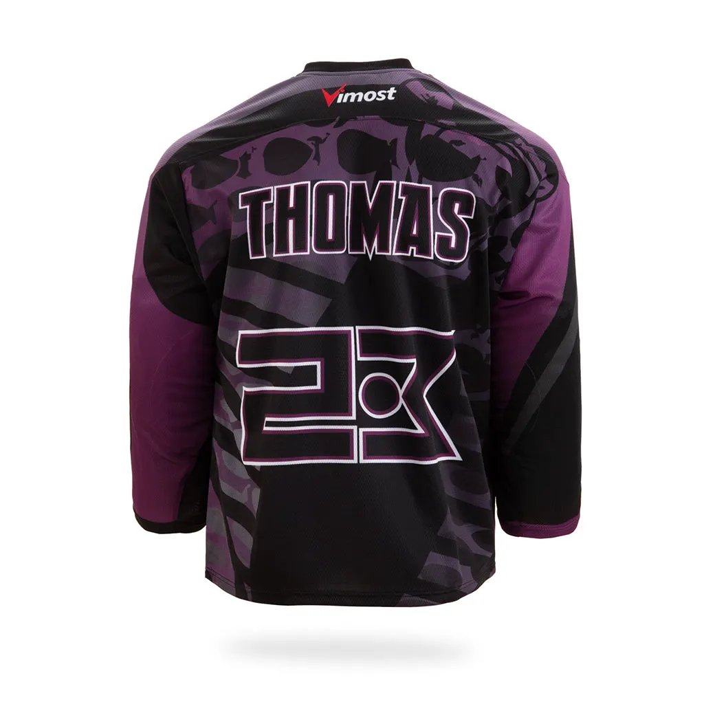 Custom Black Viper Ice Hockey Jersey by Vimost Sportswear