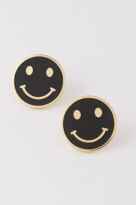 Women's Smiley Face Stud Earrings BYMANYC ® New York CONTEMPORARY VIBRANT MODERN JEWELRY - New Collection by BYMANYC New York