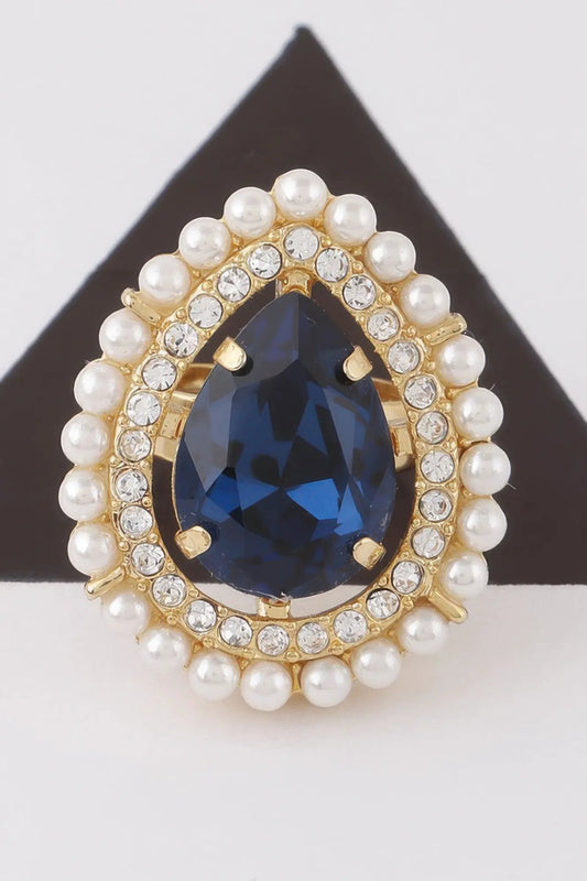Women's Jeweled Rhinestone Ring BYMANYC ® New York CONTEMPORARY VIBRANT MODERN JEWELRY - New Collection by BYMANYC New York