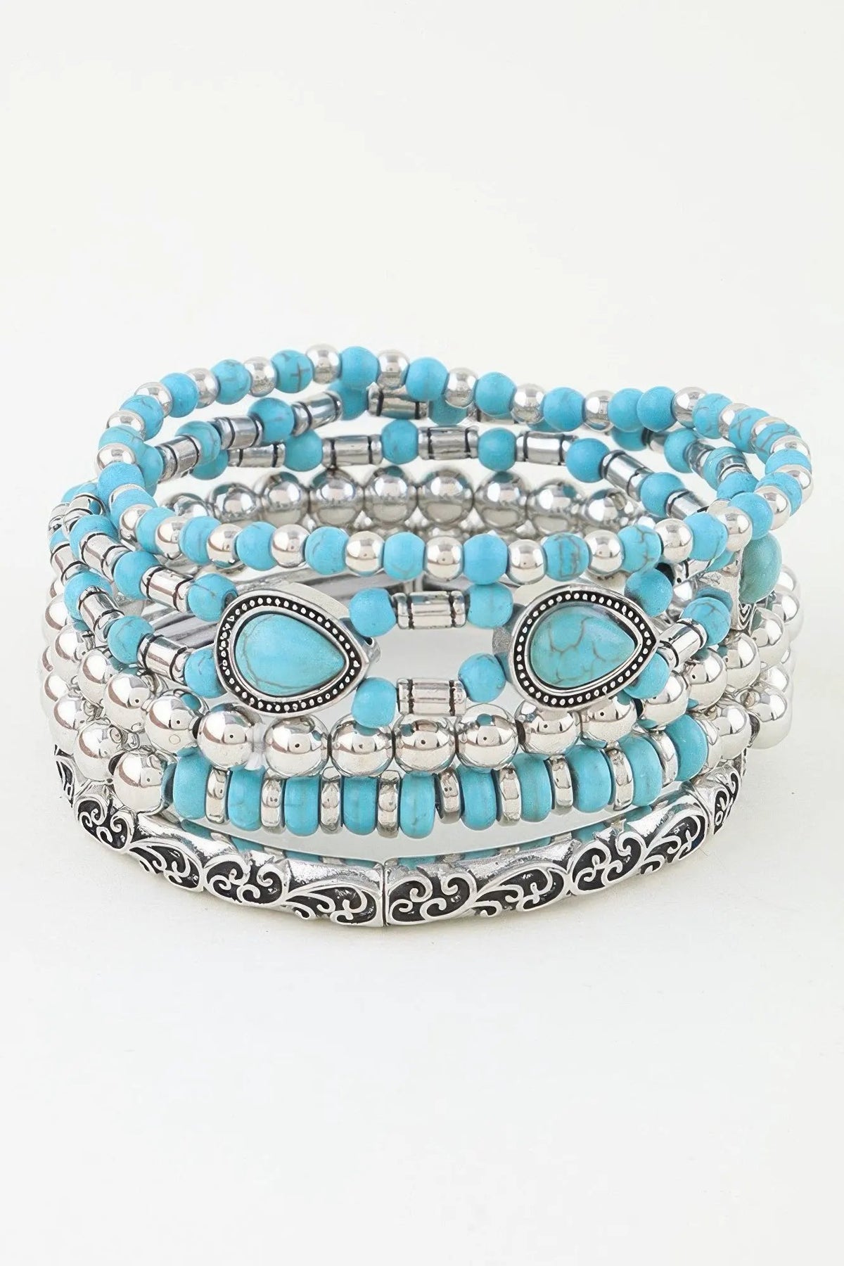 Women's Antique Teardrop Beaded Bracelet BYMANYC ® New York CONTEMPORARY VIBRANT MODERN JEWELRY - New Collection by BYMANYC New York