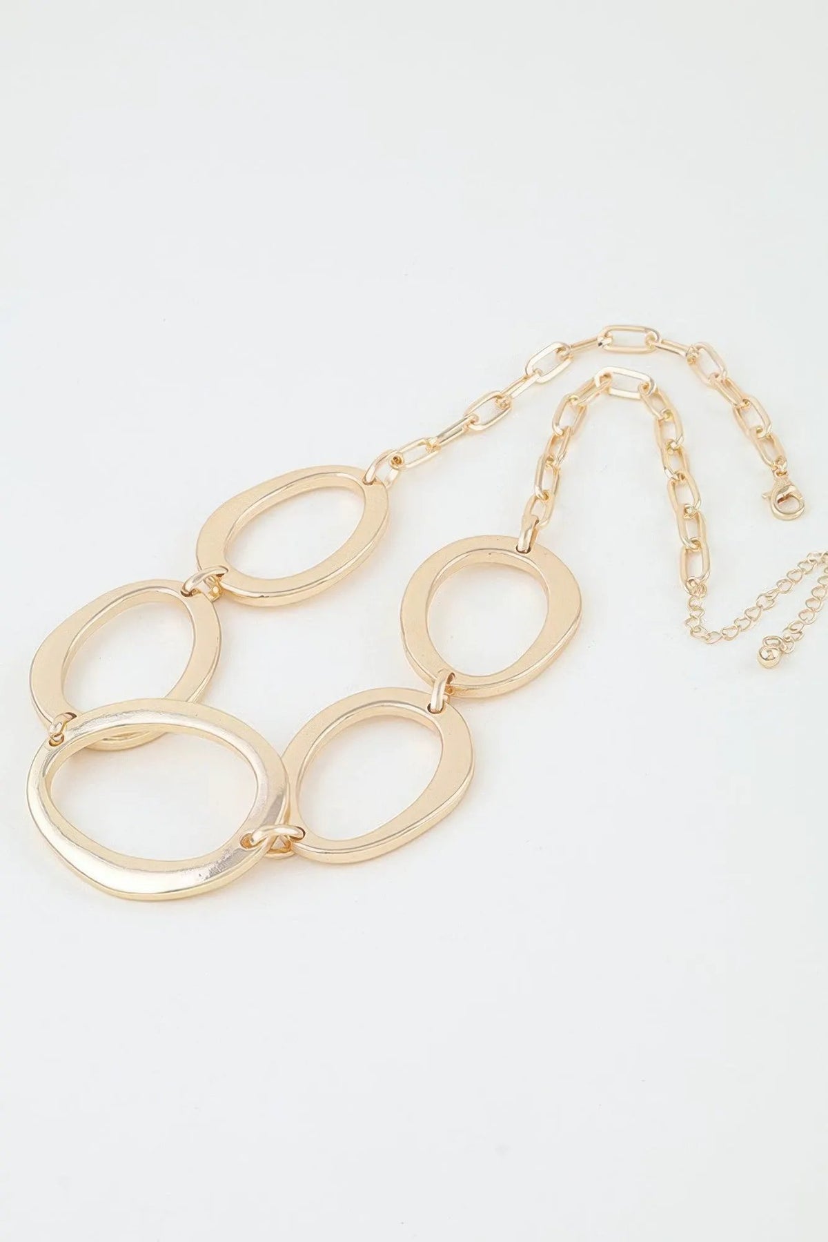 Women's Chain Necklace Polished Statement BYMANYC ® New York BOLD GEOMETRIC LINK COLLAR - New Collection by BYMANYC New York