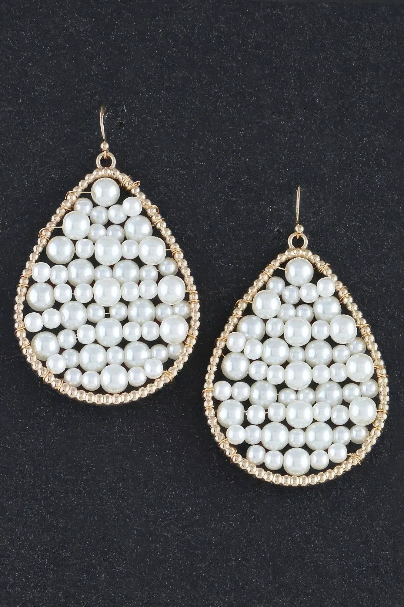 Women's Drop Earrings Pearls In A Teardrop BYMANYC ® New York ELEGANT SCULPTURAL PEARL DANGLE - New Collection by BYMANYC New York