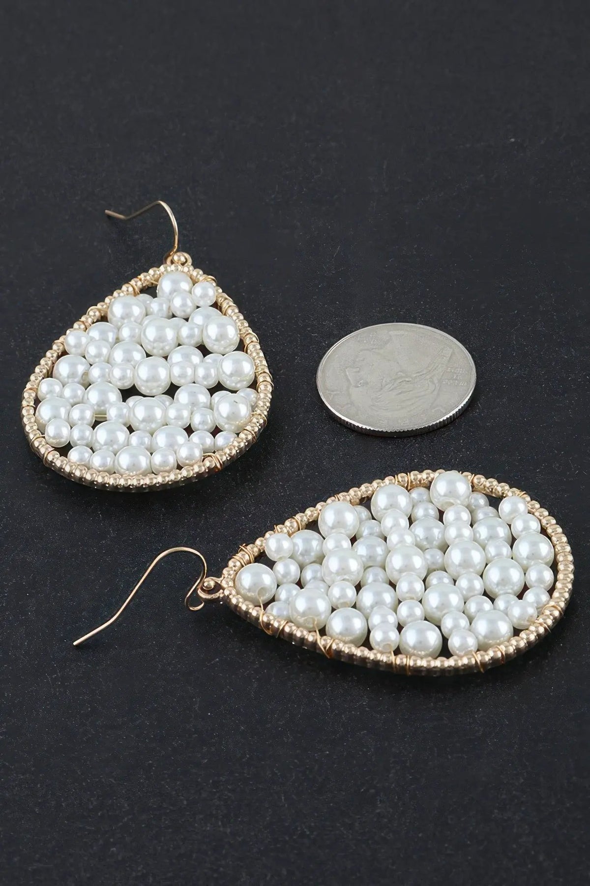 Women's Drop Earrings Pearls In A Teardrop BYMANYC ® New York ELEGANT SCULPTURAL PEARL DANGLE - New Collection by BYMANYC New York