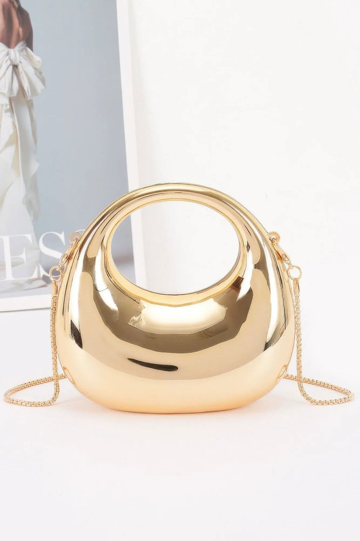 Women's Mini Bag Acrylic BYMANYC ® New York CONTEMPORARY CLEAR STRUCTURED PURSE - New Collection by BYMANYC New York