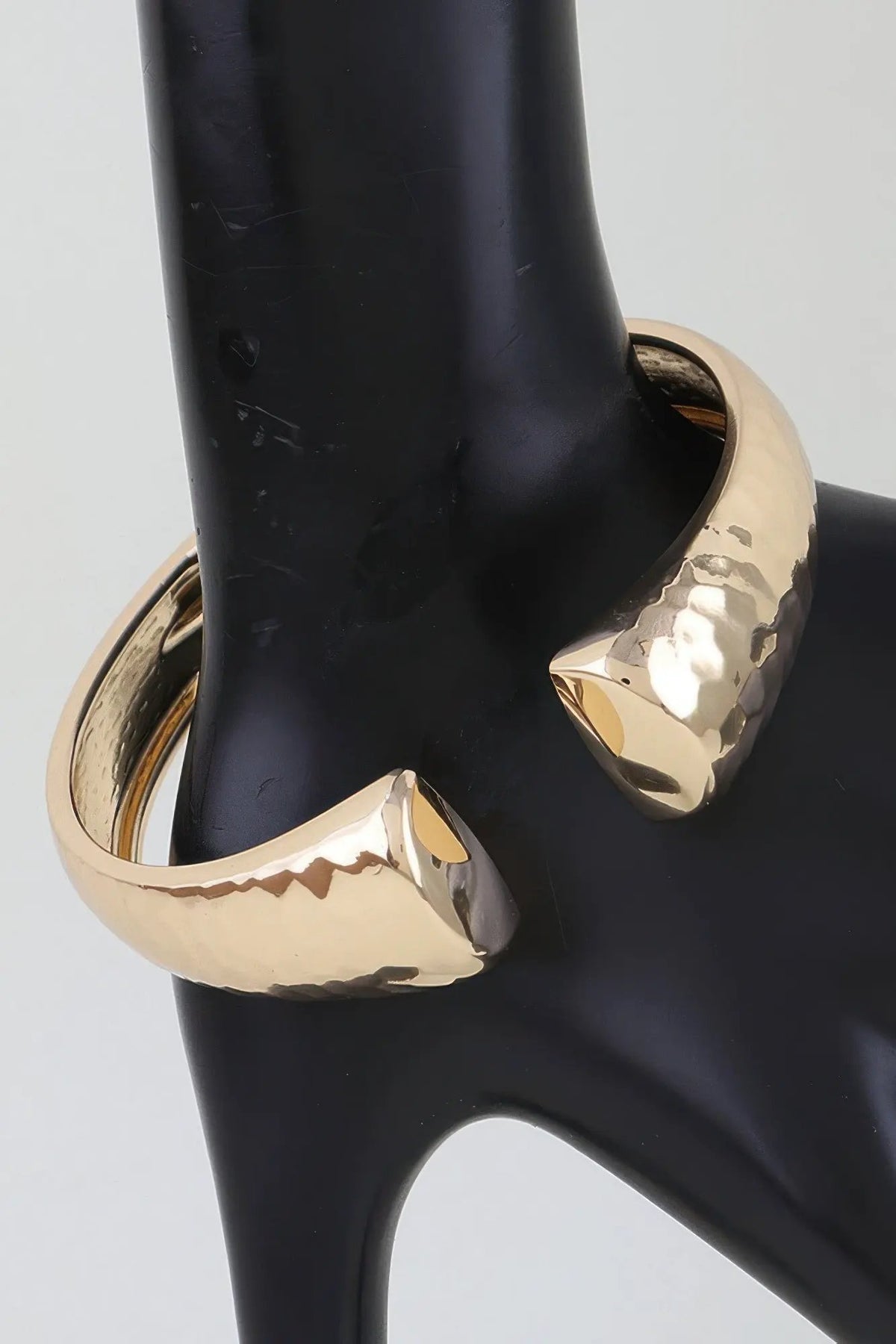 Women's Cuff Bracelet Hammered Open Clasp BYMANYC ® New York MODERN TEXTURED OPEN BANGLE - New Collection by BYMANYC New York